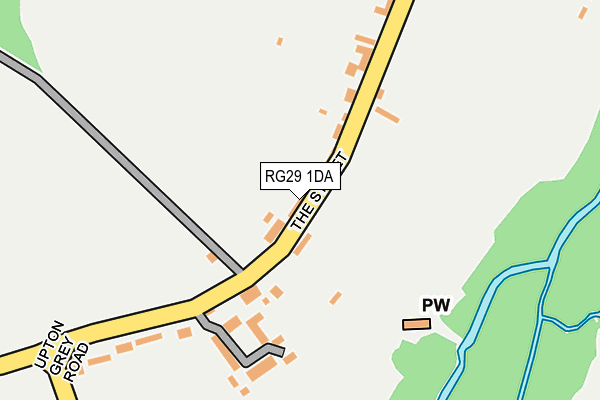 RG29 1DA map - OS OpenMap – Local (Ordnance Survey) RG29 1DA map - OS OpenMap – Local (Ordnance Survey)