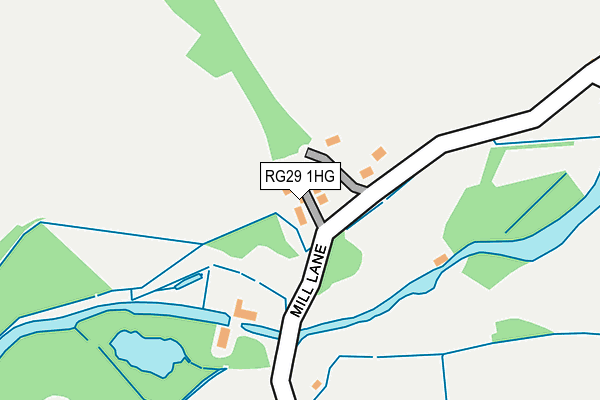 RG29 1HG map - OS OpenMap – Local (Ordnance Survey) RG29 1HG map - OS OpenMap – Local (Ordnance Survey)