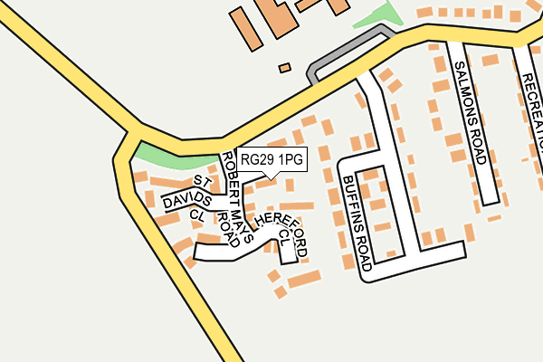 RG29 1PG map - OS OpenMap – Local (Ordnance Survey) RG29 1PG map - OS OpenMap – Local (Ordnance Survey)