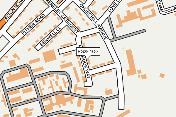 RG29 1QG map - OS OpenMap – Local (Ordnance Survey) RG29 1QG map - OS OpenMap – Local (Ordnance Survey)