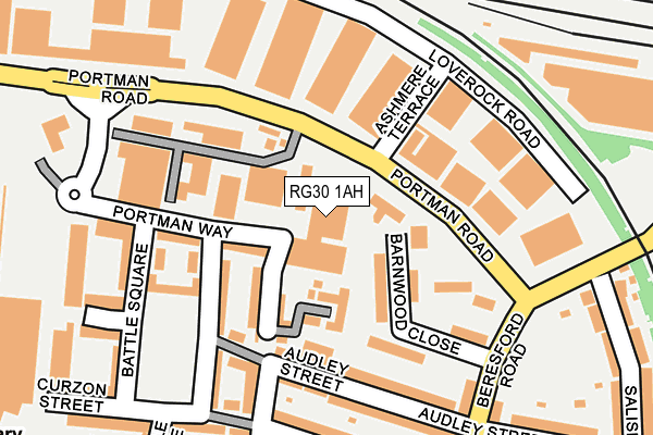 RG30 1AH map - OS OpenMap – Local (Ordnance Survey) RG30 1AH map - OS OpenMap – Local (Ordnance Survey)