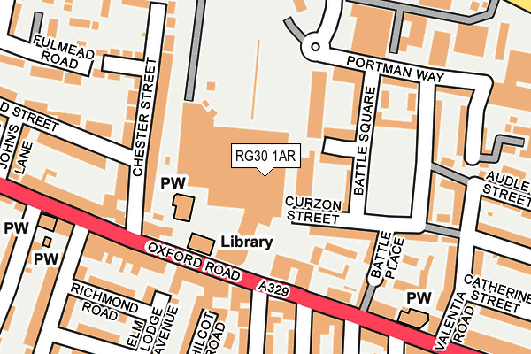 RG30 1AR map - OS OpenMap – Local (Ordnance Survey) RG30 1AR map - OS OpenMap – Local (Ordnance Survey)