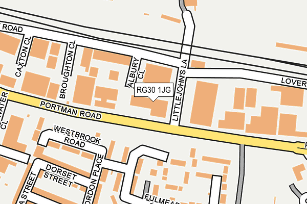 RG30 1JG map - OS OpenMap – Local (Ordnance Survey) RG30 1JG map - OS OpenMap – Local (Ordnance Survey)