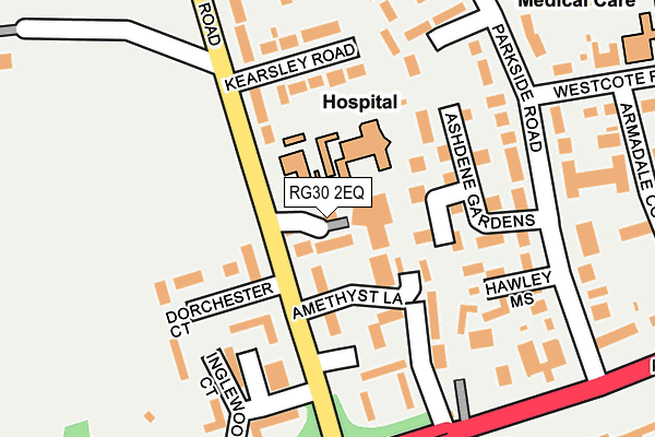 RG30 2EQ map - OS OpenMap – Local (Ordnance Survey) RG30 2EQ map - OS OpenMap – Local (Ordnance Survey)