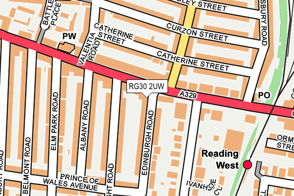 RG30 2UW map - OS OpenMap – Local (Ordnance Survey) RG30 2UW map - OS OpenMap – Local (Ordnance Survey)