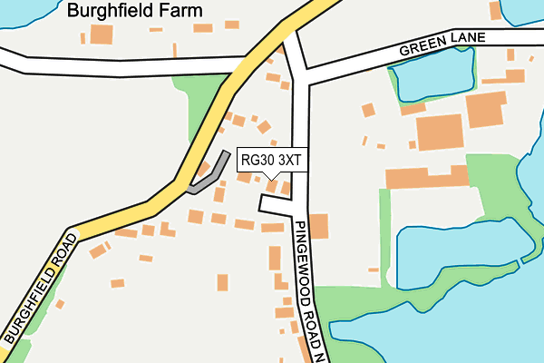 RG30 3XT map - OS OpenMap – Local (Ordnance Survey)
