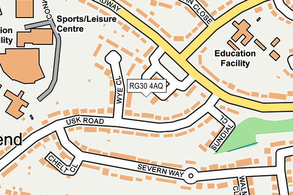 RG30 4AQ map - OS OpenMap – Local (Ordnance Survey) RG30 4AQ map - OS OpenMap – Local (Ordnance Survey)