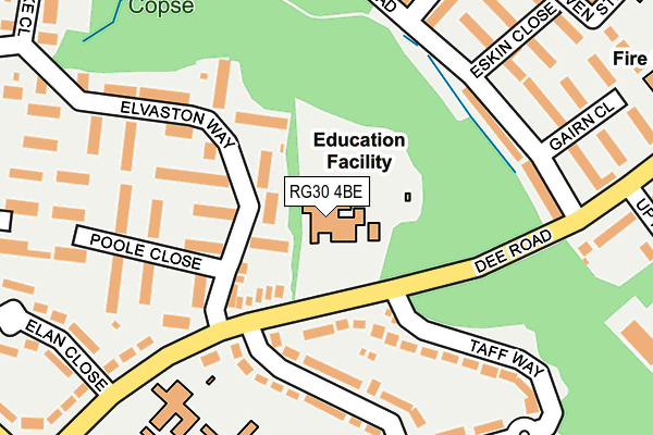 RG30 4BE map - OS OpenMap – Local (Ordnance Survey) RG30 4BE map - OS OpenMap – Local (Ordnance Survey)