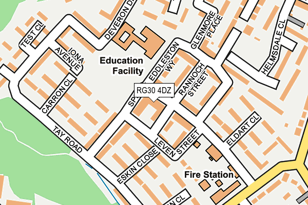 RG30 4DZ map - OS OpenMap – Local (Ordnance Survey) RG30 4DZ map - OS OpenMap – Local (Ordnance Survey)