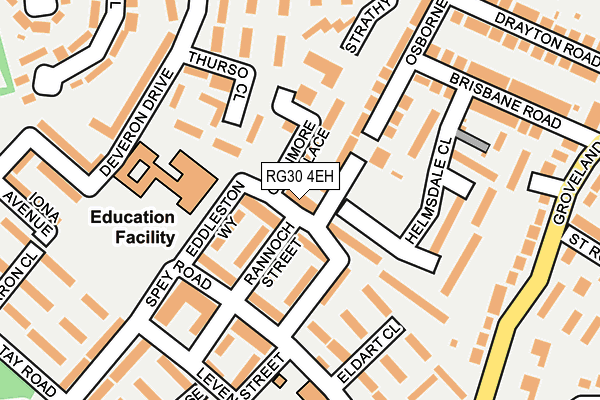 RG30 4EH map - OS OpenMap – Local (Ordnance Survey) RG30 4EH map - OS OpenMap – Local (Ordnance Survey)