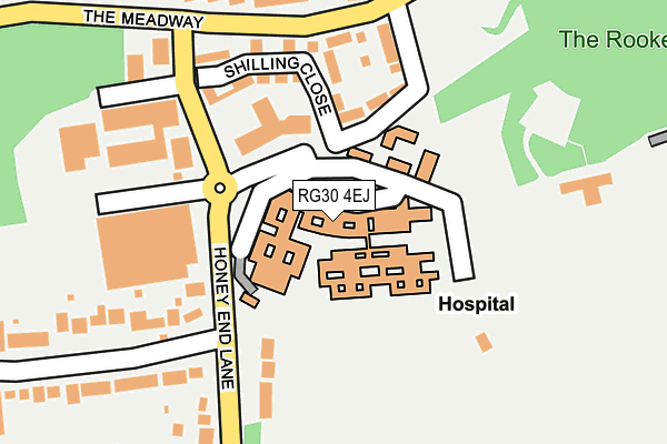 RG30 4EJ map - OS OpenMap – Local (Ordnance Survey) RG30 4EJ map - OS OpenMap – Local (Ordnance Survey)