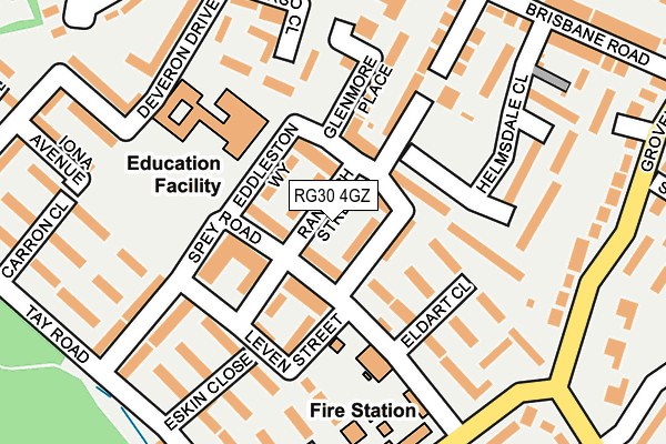 RG30 4GZ map - OS OpenMap – Local (Ordnance Survey) RG30 4GZ map - OS OpenMap – Local (Ordnance Survey)