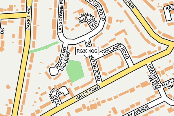 RG30 4QG map - OS OpenMap – Local (Ordnance Survey) RG30 4QG map - OS OpenMap – Local (Ordnance Survey)