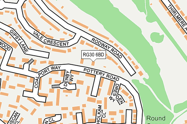 RG30 6BD map - OS OpenMap – Local (Ordnance Survey) RG30 6BD map - OS OpenMap – Local (Ordnance Survey)