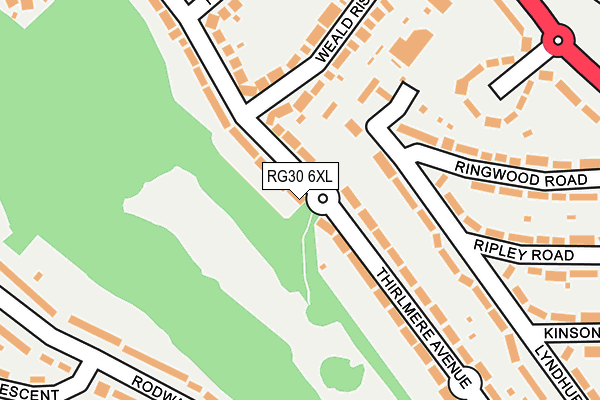 RG30 6XL map - OS OpenMap – Local (Ordnance Survey) RG30 6XL map - OS OpenMap – Local (Ordnance Survey)
