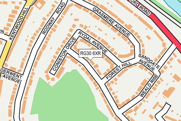 RG30 6XR map - OS OpenMap – Local (Ordnance Survey) RG30 6XR map - OS OpenMap – Local (Ordnance Survey)