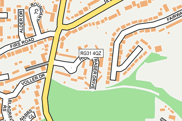 RG31 4QZ map - OS OpenMap – Local (Ordnance Survey) RG31 4QZ map - OS OpenMap – Local (Ordnance Survey)