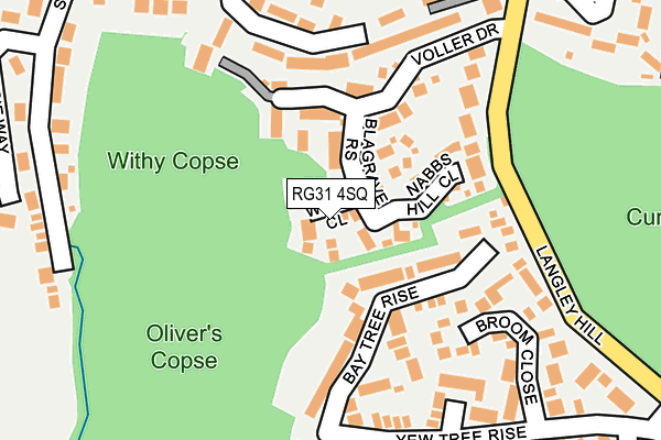 RG31 4SQ map - OS OpenMap – Local (Ordnance Survey) RG31 4SQ map - OS OpenMap – Local (Ordnance Survey)