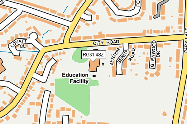 RG31 4SZ map - OS OpenMap – Local (Ordnance Survey) RG31 4SZ map - OS OpenMap – Local (Ordnance Survey)