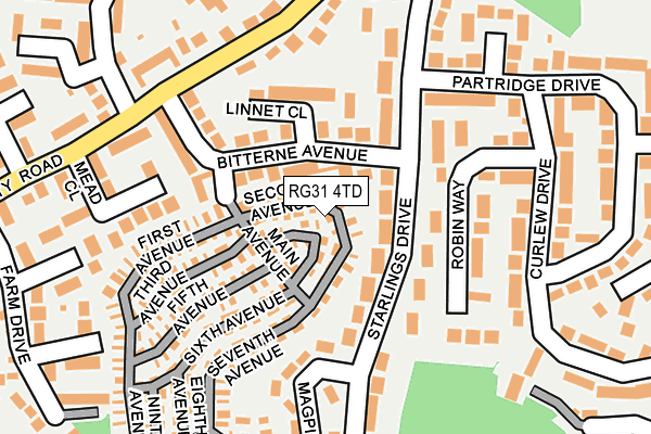 RG31 4TD map - OS OpenMap – Local (Ordnance Survey) RG31 4TD map - OS OpenMap – Local (Ordnance Survey)