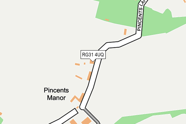 RG31 4UQ map - OS OpenMap – Local (Ordnance Survey) RG31 4UQ map - OS OpenMap – Local (Ordnance Survey)