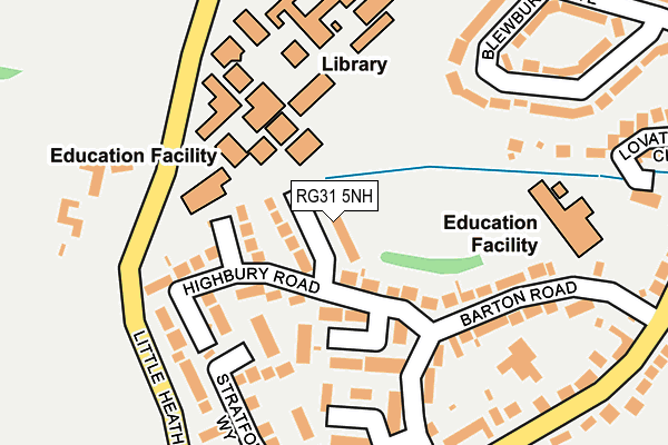 RG31 5NH map - OS OpenMap – Local (Ordnance Survey) RG31 5NH map - OS OpenMap – Local (Ordnance Survey)