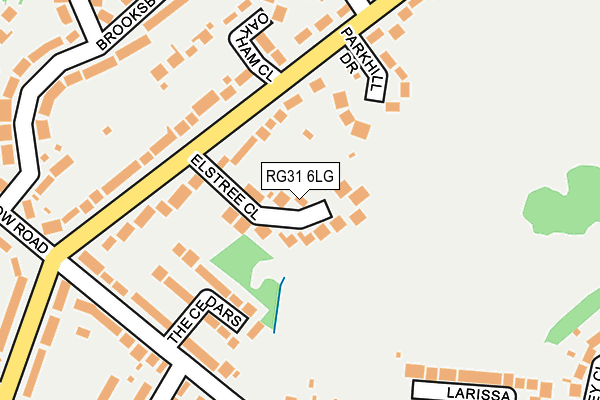 RG31 6LG map - OS OpenMap – Local (Ordnance Survey) RG31 6LG map - OS OpenMap – Local (Ordnance Survey)