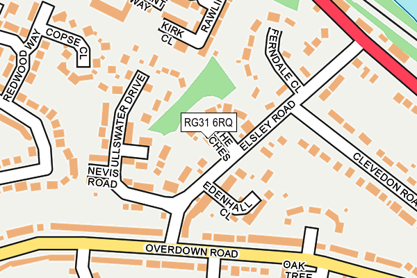 RG31 6RQ map - OS OpenMap – Local (Ordnance Survey) RG31 6RQ map - OS OpenMap – Local (Ordnance Survey)