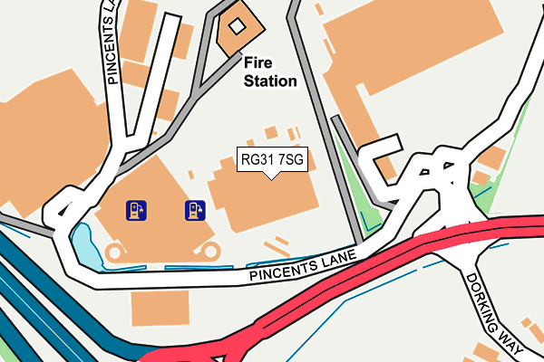 RG31 7SG map - OS OpenMap – Local (Ordnance Survey) RG31 7SG map - OS OpenMap – Local (Ordnance Survey)