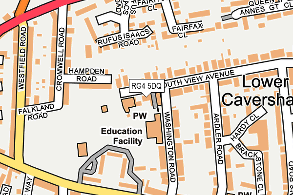 RG4 5DQ map - OS OpenMap – Local (Ordnance Survey) RG4 5DQ map - OS OpenMap – Local (Ordnance Survey)