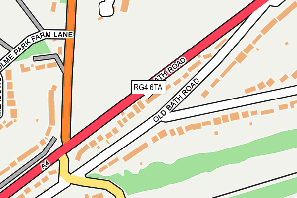 RG4 6TA map - OS OpenMap – Local (Ordnance Survey) RG4 6TA map - OS OpenMap – Local (Ordnance Survey)