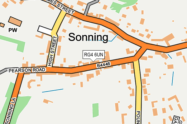 RG4 6UN map - OS OpenMap – Local (Ordnance Survey) RG4 6UN map - OS OpenMap – Local (Ordnance Survey)