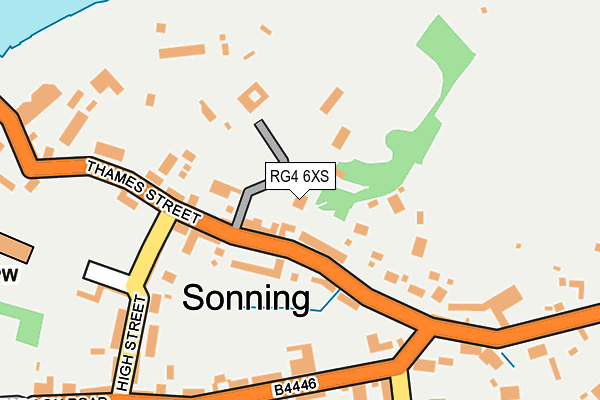 RG4 6XS map - OS OpenMap – Local (Ordnance Survey) RG4 6XS map - OS OpenMap – Local (Ordnance Survey)
