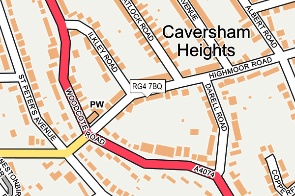 RG4 7BQ map - OS OpenMap – Local (Ordnance Survey) RG4 7BQ map - OS OpenMap – Local (Ordnance Survey)