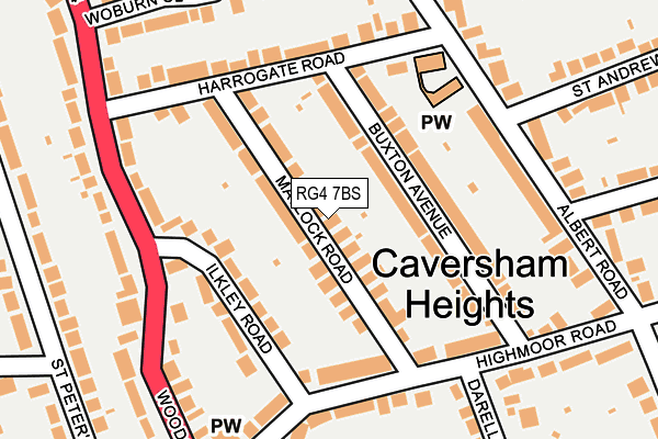 RG4 7BS map - OS OpenMap – Local (Ordnance Survey) RG4 7BS map - OS OpenMap – Local (Ordnance Survey)