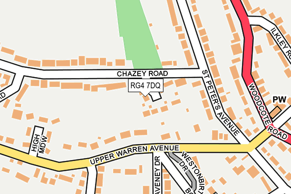 RG4 7DQ map - OS OpenMap – Local (Ordnance Survey) RG4 7DQ map - OS OpenMap – Local (Ordnance Survey)