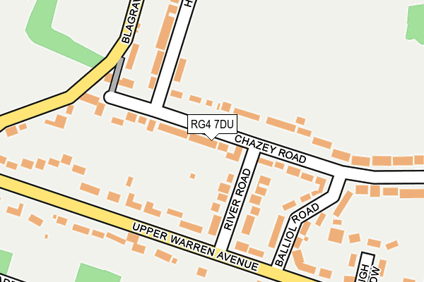 RG4 7DU map - OS OpenMap – Local (Ordnance Survey) RG4 7DU map - OS OpenMap – Local (Ordnance Survey)