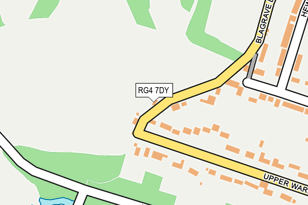 RG4 7DY map - OS OpenMap – Local (Ordnance Survey) RG4 7DY map - OS OpenMap – Local (Ordnance Survey)