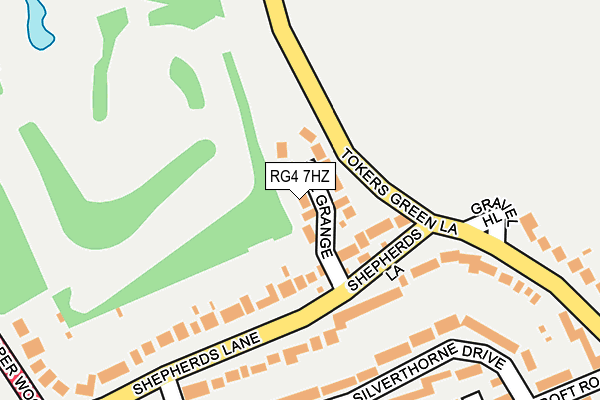 RG4 7HZ map - OS OpenMap – Local (Ordnance Survey) RG4 7HZ map - OS OpenMap – Local (Ordnance Survey)