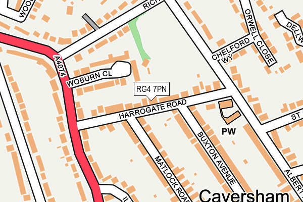 RG4 7PN map - OS OpenMap – Local (Ordnance Survey) RG4 7PN map - OS OpenMap – Local (Ordnance Survey)