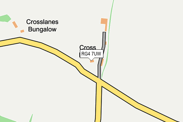 RG4 7UW map - OS OpenMap – Local (Ordnance Survey) RG4 7UW map - OS OpenMap – Local (Ordnance Survey)