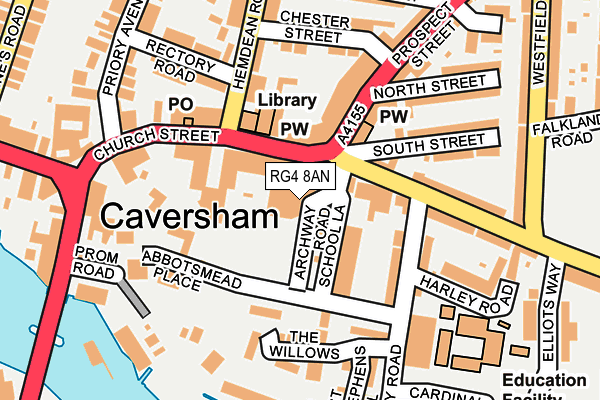 RG4 8AN map - OS OpenMap – Local (Ordnance Survey) RG4 8AN map - OS OpenMap – Local (Ordnance Survey)