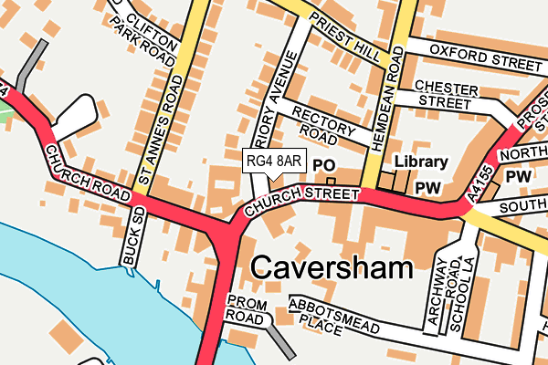 RG4 8AR map - OS OpenMap – Local (Ordnance Survey) RG4 8AR map - OS OpenMap – Local (Ordnance Survey)