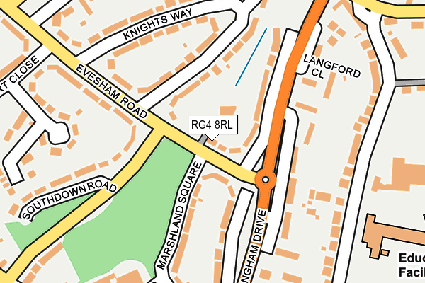 RG4 8RL map - OS OpenMap – Local (Ordnance Survey) RG4 8RL map - OS OpenMap – Local (Ordnance Survey)