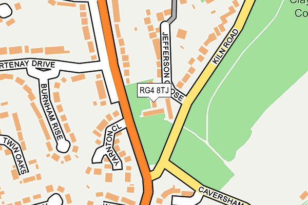 RG4 8TJ map - OS OpenMap – Local (Ordnance Survey) RG4 8TJ map - OS OpenMap – Local (Ordnance Survey)