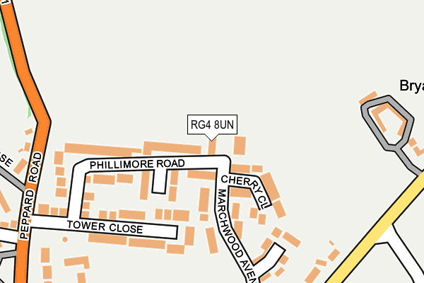 RG4 8UN map - OS OpenMap – Local (Ordnance Survey) RG4 8UN map - OS OpenMap – Local (Ordnance Survey)