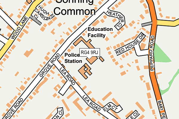 RG4 9RJ map - OS OpenMap – Local (Ordnance Survey) RG4 9RJ map - OS OpenMap – Local (Ordnance Survey)
