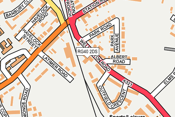 RG40 2DS map - OS OpenMap – Local (Ordnance Survey) RG40 2DS map - OS OpenMap – Local (Ordnance Survey)