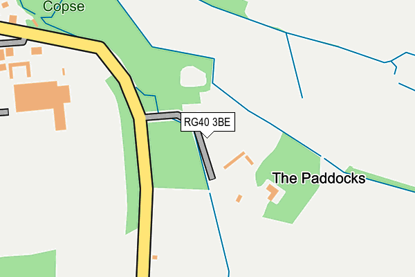 RG40 3BE map - OS OpenMap – Local (Ordnance Survey) RG40 3BE map - OS OpenMap – Local (Ordnance Survey)