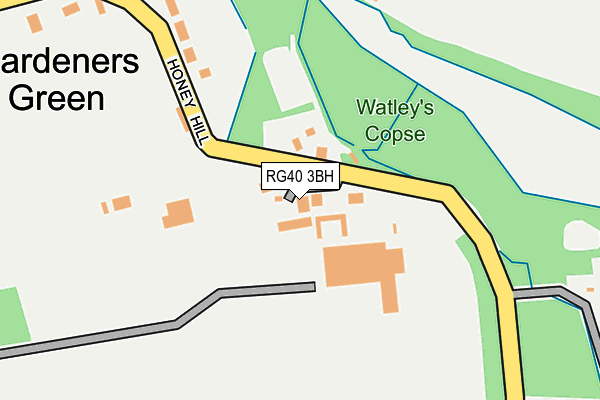 RG40 3BH map - OS OpenMap – Local (Ordnance Survey) RG40 3BH map - OS OpenMap – Local (Ordnance Survey)